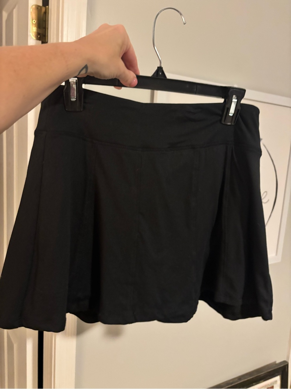 Balance Collection Black Skort with Phone Pocket